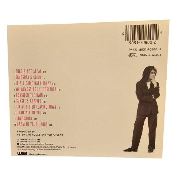 Tanita Tikaram The Sweet Keeper Music CD Album 1990 France WEA 37616cd - Picture 2 of 2